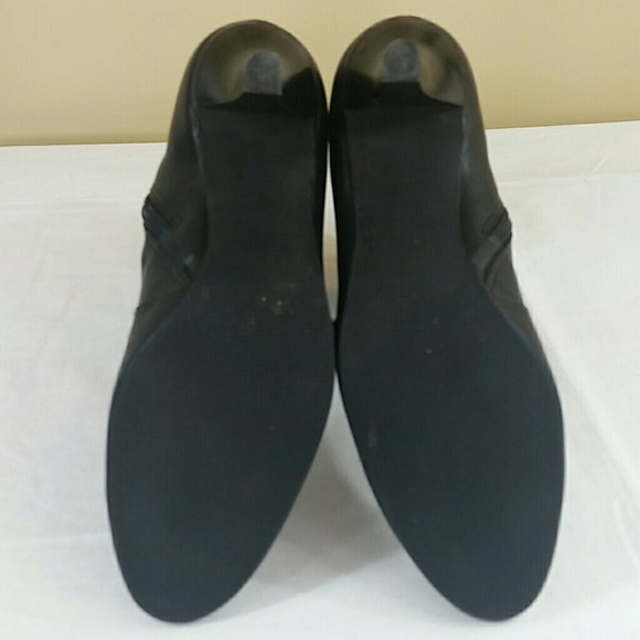 Vigotti black leather high heel boots - Picture 7 of 8